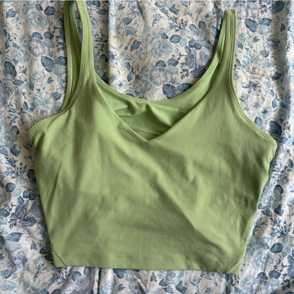 Lululemon Athletica Light Green Alight Tank Top